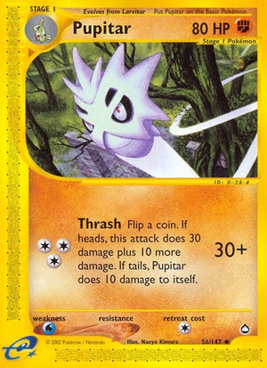 Pokemon TCG - Aquapolis - Pupitar - 056/147