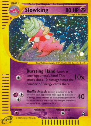 Pokemon TCG - Aquapolis - Slowking - H22/H32 - Holofoil
