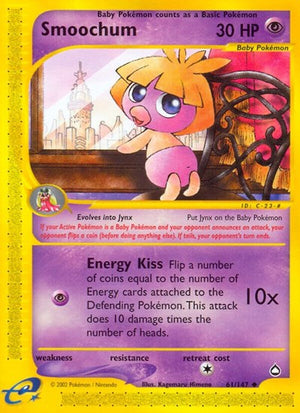 Pokemon TCG - Aquapolis - Smoochum - 061/147