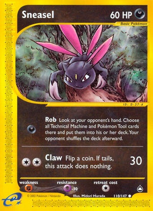 Pokemon TCG - Aquapolis - Sneasel - 110/147