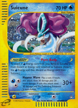 Pokemon TCG - Aquapolis - Suicune - H25/H32 - Holofoil