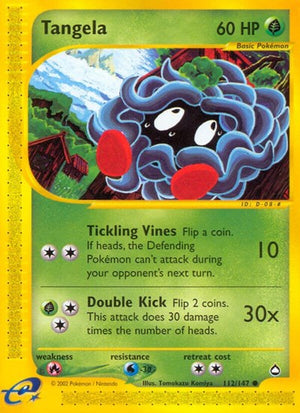 Pokemon TCG - Aquapolis - Tangela - 112/147