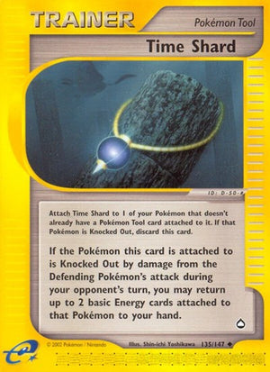 Pokemon TCG - Aquapolis - Time Shard - 135/147 - Reverse Holofoil