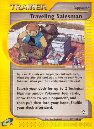 Pokemon TCG - Aquapolis - Traveling Salesman - 137/147