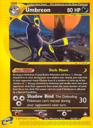 Pokemon TCG - Aquapolis - Umbreon - 041/147