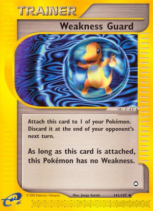 Pokemon TCG - Aquapolis - Weakness Guard - 141/147