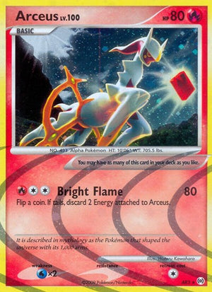 Pokemon TCG - Arceus - Arceus - AR3 - Holofoil