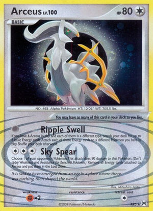 Pokemon TCG - Arceus - Arceus - AR5 - Holofoil
