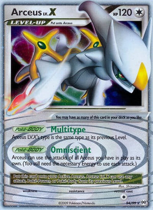 Pokemon TCG - Arceus - Arceus Lv.X - 94/99 - Holofoil