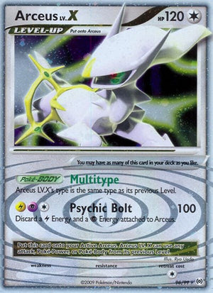 Pokemon TCG - Arceus - Arceus Lv.X - 96/99 - Holofoil