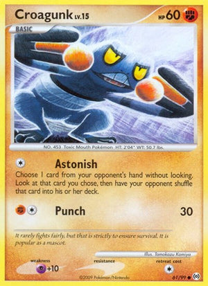 Pokemon TCG - Arceus - Croagunk - 61/99