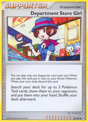 Pokemon TCG - Arceus - Department Store Girl - 85/99 - Reverse Holofoil