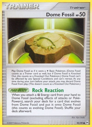 Pokemon TCG - Arceus - Dome Fossil - 92/99