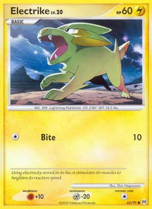 Pokemon TCG - Arceus - Electrike - 63/99
