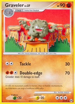 Pokemon TCG - Arceus - Graveler - 37/99