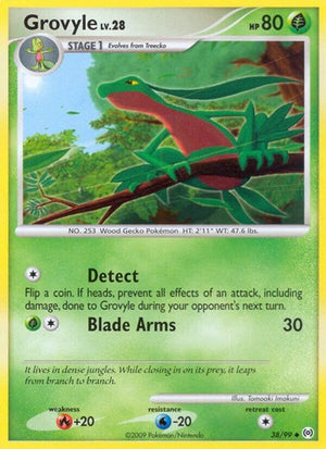 Pokemon TCG - Arceus - Grovyle - 38/99