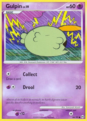 Pokemon TCG - Arceus - Gulpin - 66/99