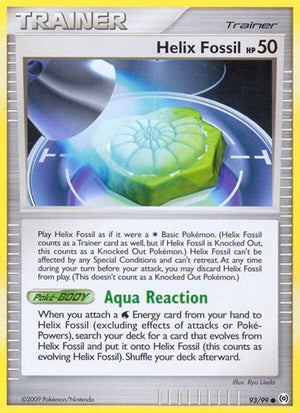 Pokemon TCG - Arceus - Helix Fossil - 93/99