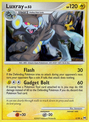 Pokemon TCG - Arceus - Luxray - 5/99 - Reverse Holofoil