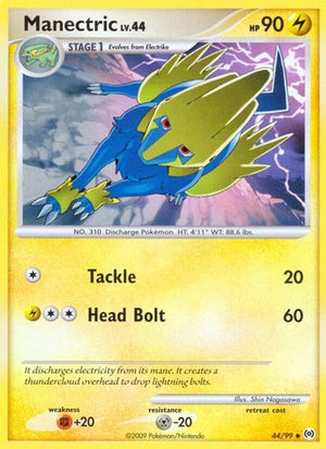 Pokemon TCG - Arceus - Manectric - 44/99 - Reverse Holofoil
