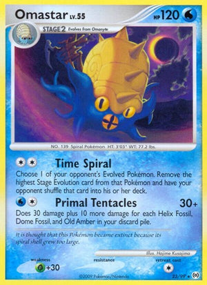 Pokemon TCG - Arceus - Omastar - 23/99