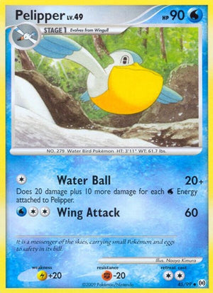 Pokemon TCG - Arceus - Pelipper - 45/99 - Reverse Holofoil