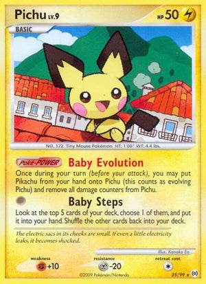 Pokemon TCG - Arceus - Pichu - 25/99 - Reverse Holofoil