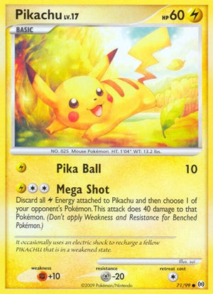 Pokemon TCG - Arceus - Pikachu - 71/99