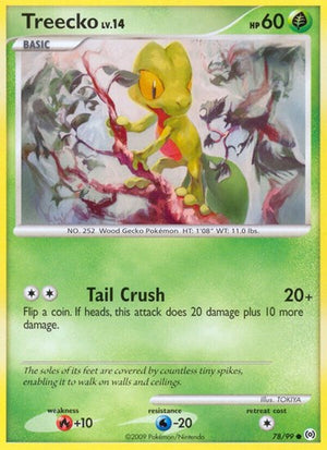 Pokemon TCG - Arceus - Treecko - 78/99 - Reverse Holofoil