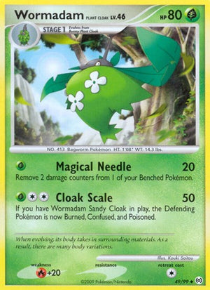Pokemon TCG - Arceus - Wormadam Plant Cloak - 49/99