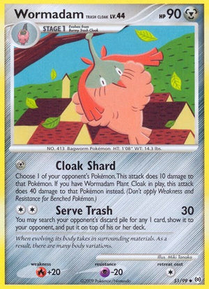 Pokemon TCG - Arceus - Wormadam Trash Cloak - 51/99