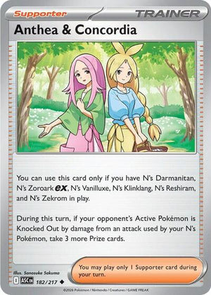 Pokemon TCG - ME: Ascended Heroes - Anthea & Concordia - 182/217 - Reverse Holofoil