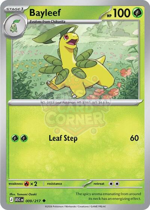 Pokemon TCG - ME: Ascended Heroes - Bayleef - 009/217
