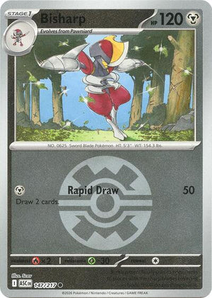 Pokemon TCG - ME: Ascended Heroes - Bisharp - 147/217 - Quick Ball Reverse Holofoil