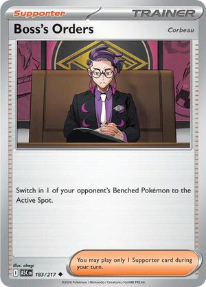 Pokemon TCG - ME: Ascended Heroes - Boss's Orders [Corbeau] - 183/217
