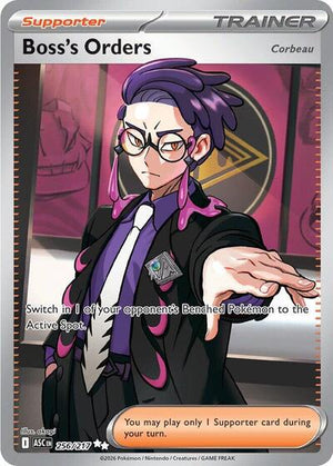 Pokemon TCG - ME: Ascended Heroes - Boss's Orders [Corbeau] - 256/217 - Holofoil