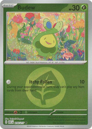 Pokemon TCG - ME: Ascended Heroes - Budew - 016/217 - Energy Symbol Reverse Holofoil