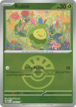 Pokemon TCG - ME: Ascended Heroes - Budew - 016/217 - Friend Ball Reverse Holofoil