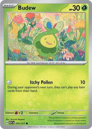 Pokemon TCG - ME: Ascended Heroes - Budew - 016/217