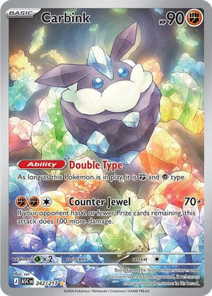 Pokemon TCG - ME: Ascended Heroes - Carbink - 242/217 - Holofoil
