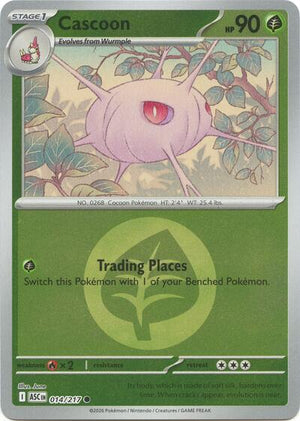 Pokemon TCG - ME: Ascended Heroes - Cascoon - 014/217 - Energy Symbol Reverse Holofoil