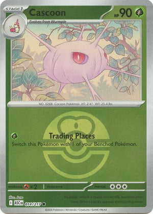 Pokemon TCG - ME: Ascended Heroes - Cascoon - 014/217 - Love Ball Reverse Holofoil