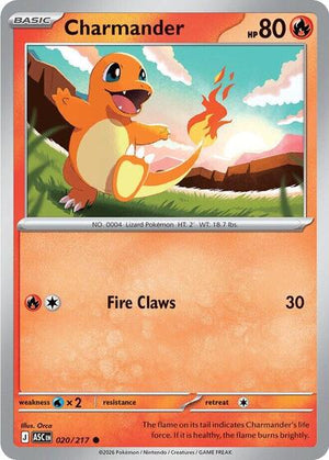 Pokemon TCG - ME: Ascended Heroes - Charmander - 020/217