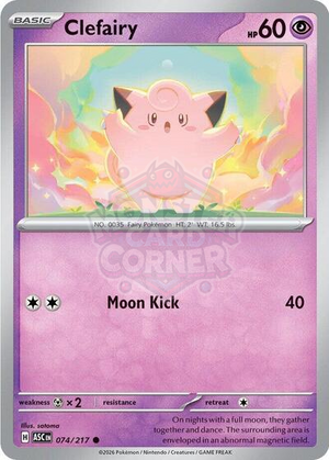 Pokemon TCG - ME: Ascended Heroes - Clefairy - 074/217