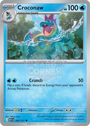 Pokemon TCG - ME: Ascended Heroes - Croconaw - 042/217