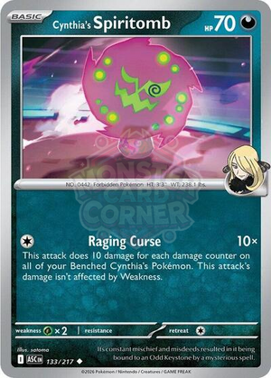 Pokemon TCG - ME: Ascended Heroes - Cynthia's Spiritomb - 133/217
