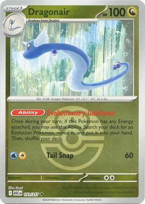 Pokemon TCG - ME: Ascended Heroes - Dragonair - 151/217 - Love Ball Reverse Holofoil