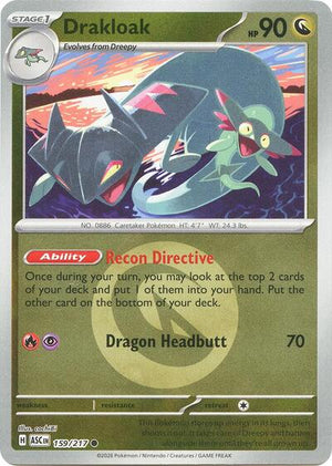 Pokemon TCG - ME: Ascended Heroes - Drakloak - 159/217 - Energy Symbol Reverse Holofoil