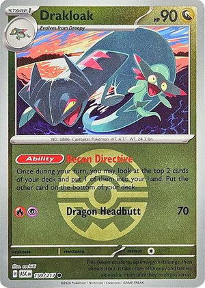 Pokemon TCG - ME: Ascended Heroes - Drakloak - 159/217 - Reverse Holofoil