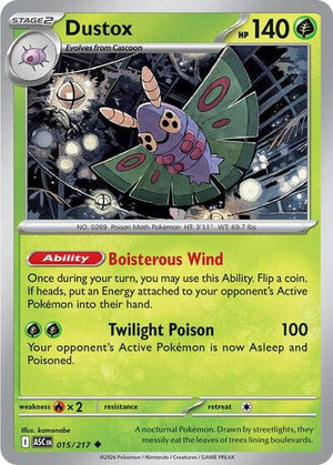 Pokemon TCG - ME: Ascended Heroes - Dustox - 015/217